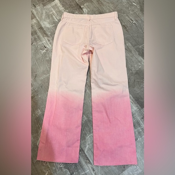 River Island High-Rise Ripped Dip-Dyed Jeans NWOT - Picture 6 of 7